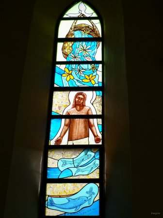 48- Vitrail de la cathedrale de Papeete 